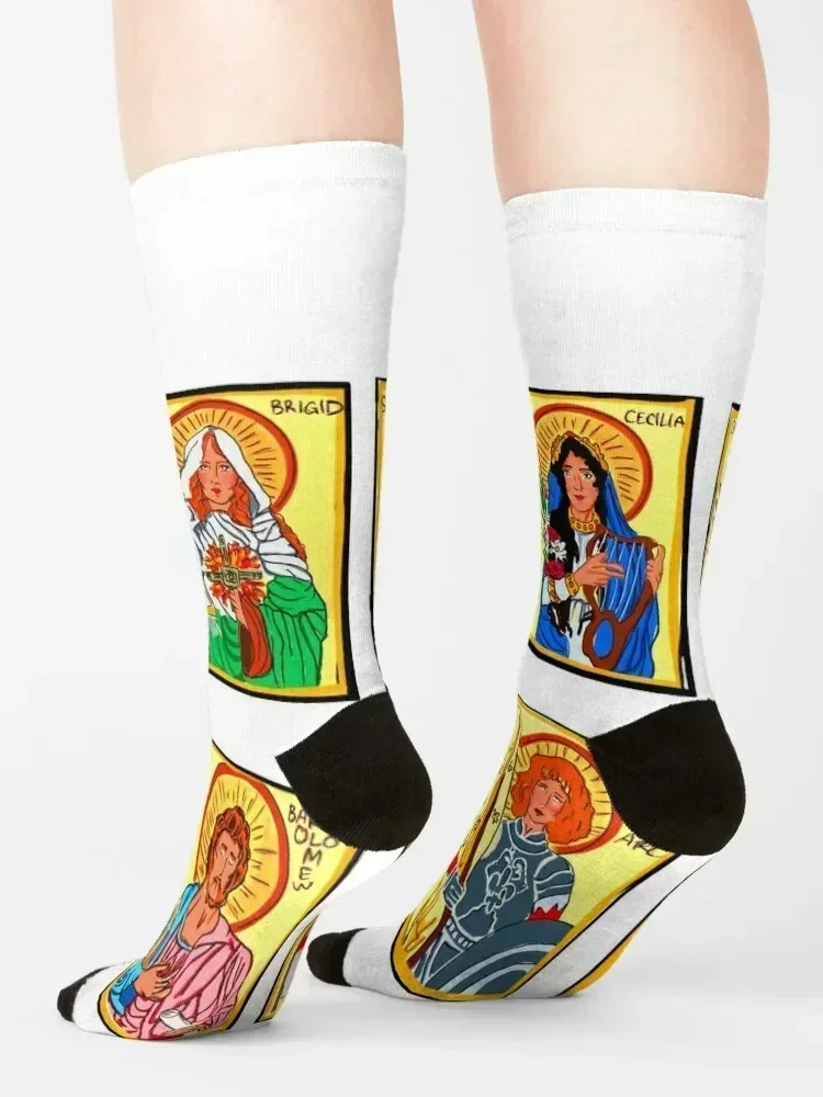 The Saints Socks man luxury Climbing Stockings compression Ladies Socks Men's
