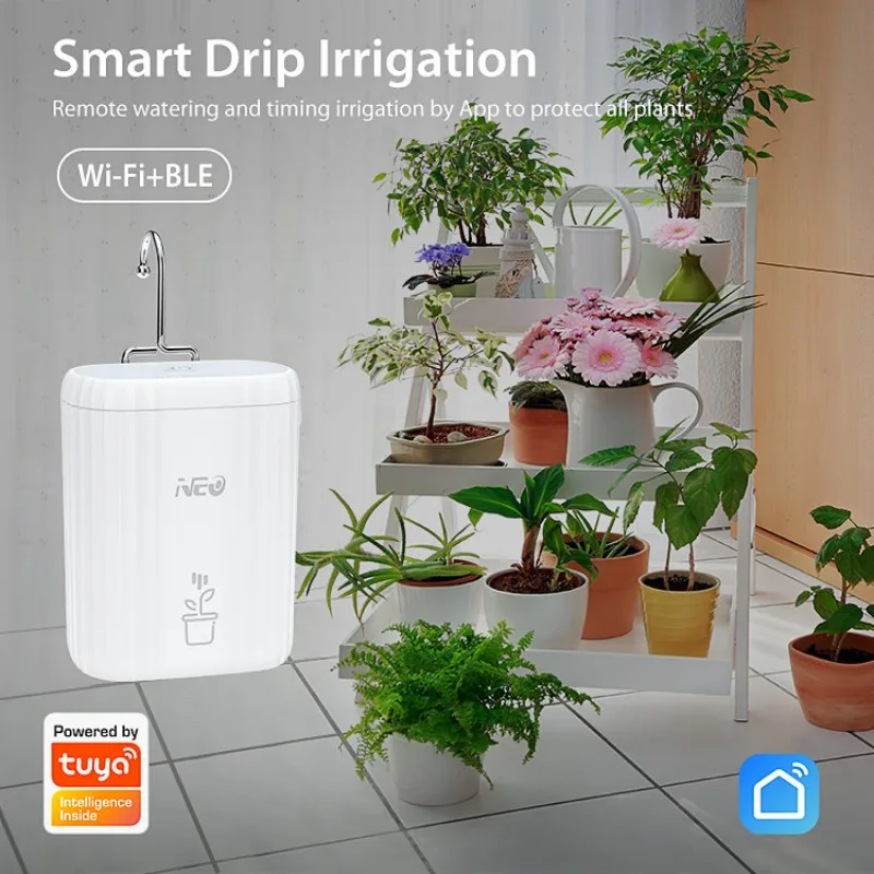 Smart Plant Watering System Automatic Drip Irrigation Kit WiFi Control for Indoor Garden