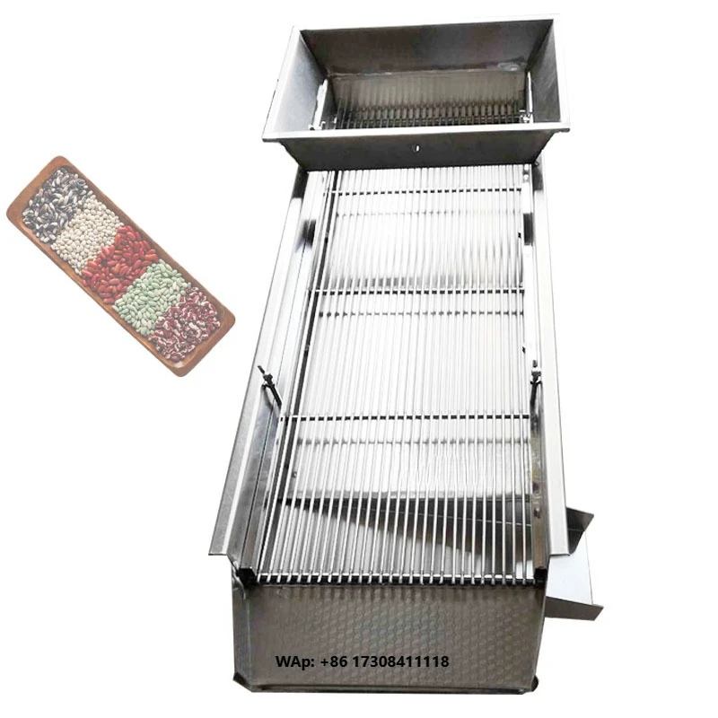 Stainless Steel Linear Grains Vibrating Screen Small Sieve Shaker Electric Industrial Vibrating Screening Machine