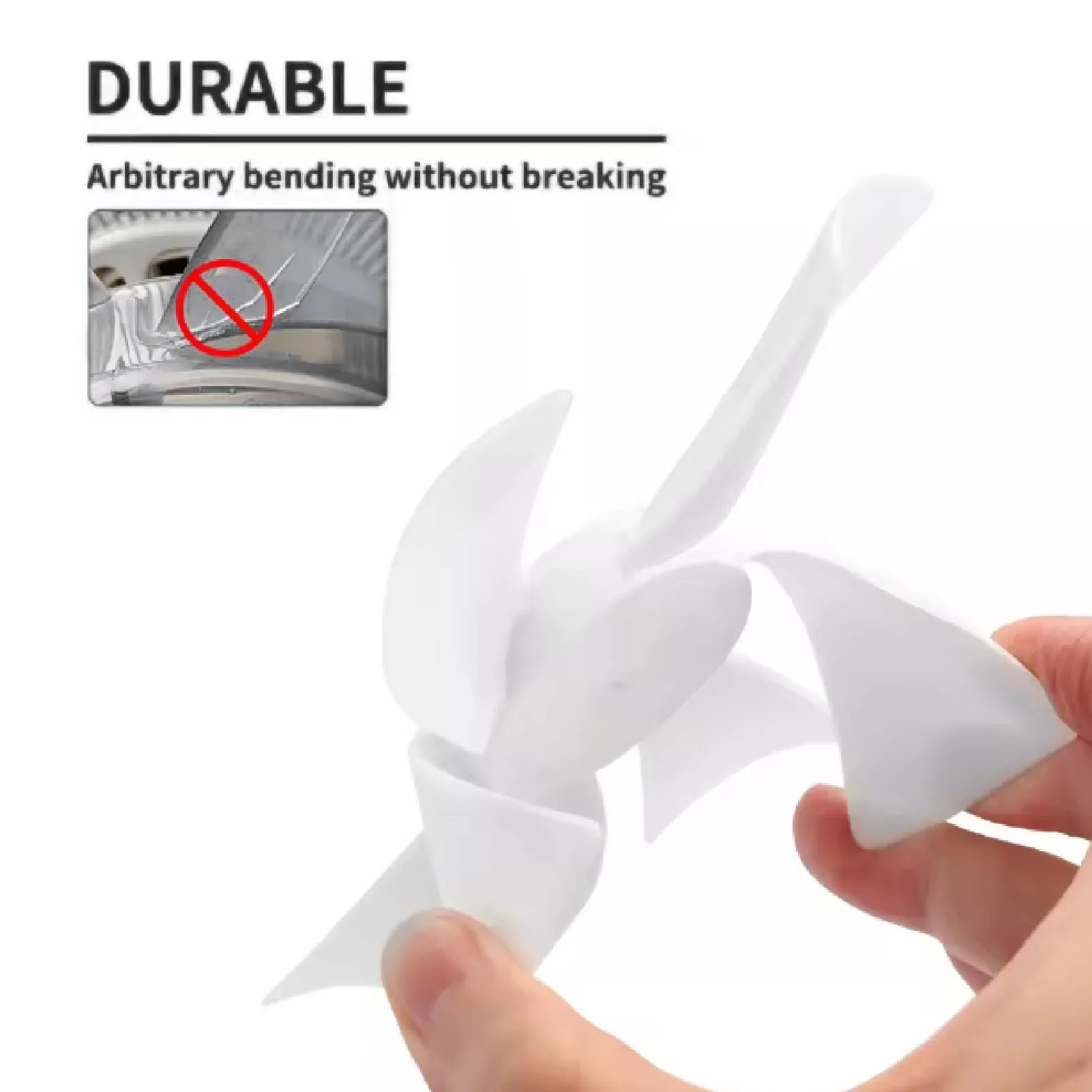 Lâmina de ventilador de ventilação RV de 6 polegadas com motor DC12V Lâmina de ventilador de ventilação RV com circulação de ar aprimorada para trailer campista