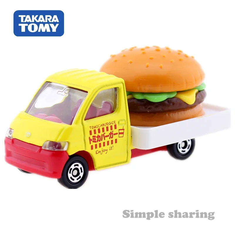 Takara Tomie Tomica No.54 Toyota Stad Aas Hamburger Bestelwagen Auto Kinderen Speelgoed Motorvoertuig Diecast Metalen Model