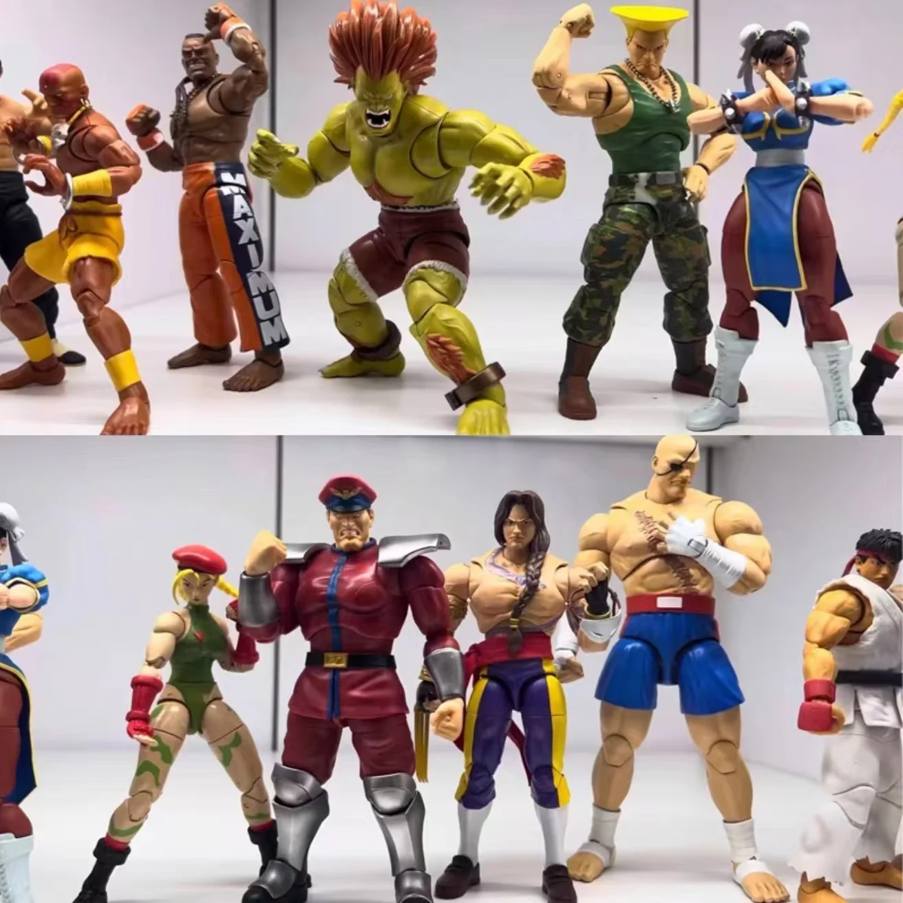 En Stock Jada Toys Ultra Street Fighter II M.Bison Dhalsim violento Ken RYU Chun Li figura de acción de 6 "pulgadas juguete para regalo coleccionable