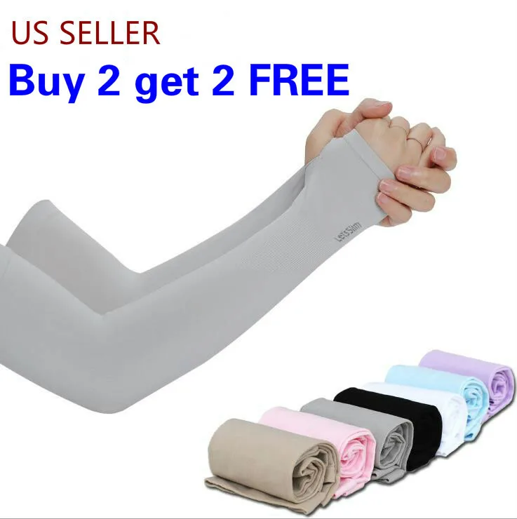 5 paires de manchons de bras de refroidissement, couverture de sport, Protection solaire UV, extérieur, unisexe