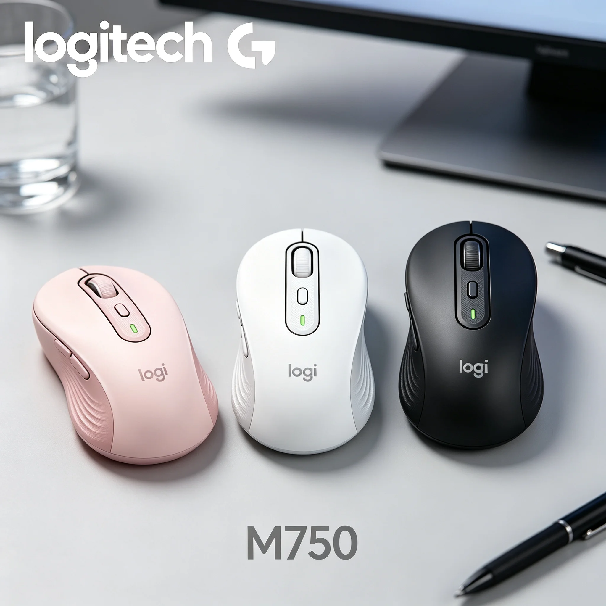 Logitech M750 Low‑Power Consumption Wireless Mouse Extended Use For Weekend PUBG Game And Week‑Long Contract Office Work