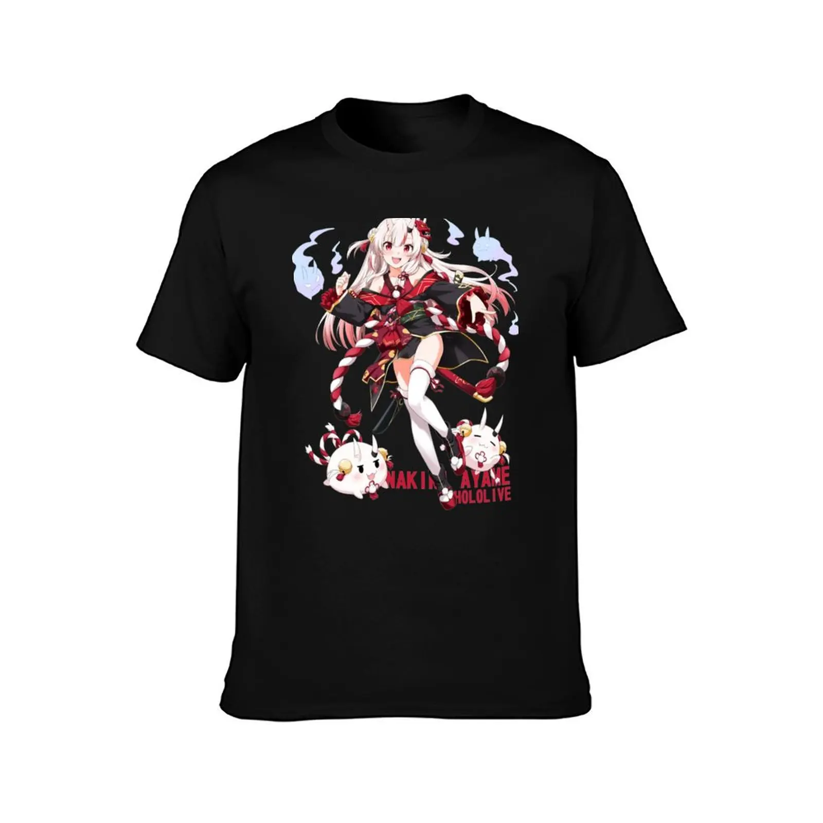 Hololive - Nakiri Ayame T-Shirt graphic tee shirt new gifts and t-shirts plus size clothes Men's t-shirt