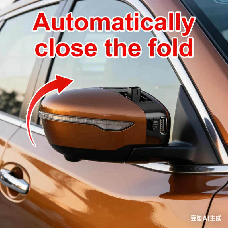 

For Nissan X-Trail 2014-2018/Qashqai 2014-2018 Car Side Mirror Folder Folding Spread Kit