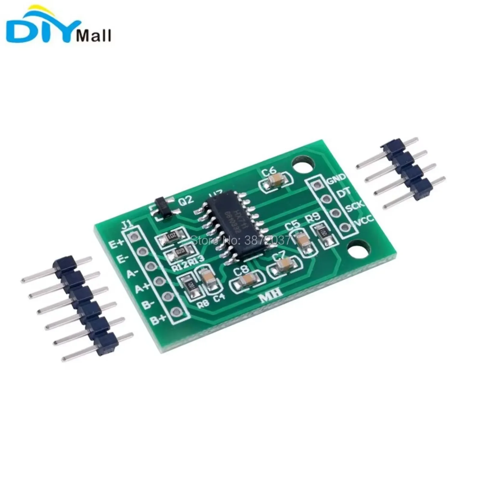 4pcs 50KG Load Cell Resistance Weight Sensor with HX711 AD Weighing Module for Accurate Measurement and DIY Projects