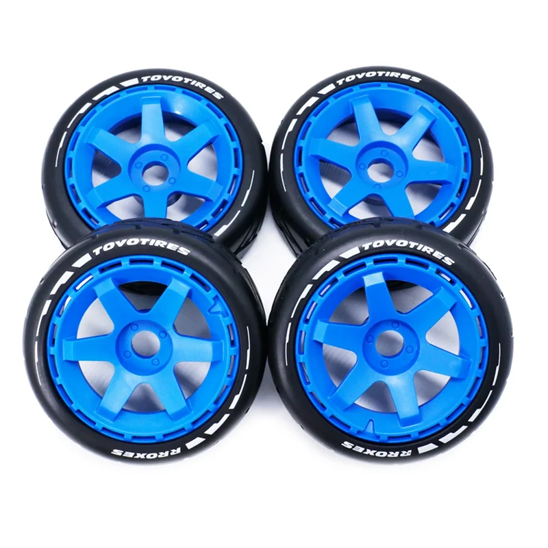 103mm 1/8 Scale RC Off Road Buggy Tires Wheel 17mm Hex for HPI WR8 HSP Hobao ARRMA Redcat Team Losi Kyosho VRX,White