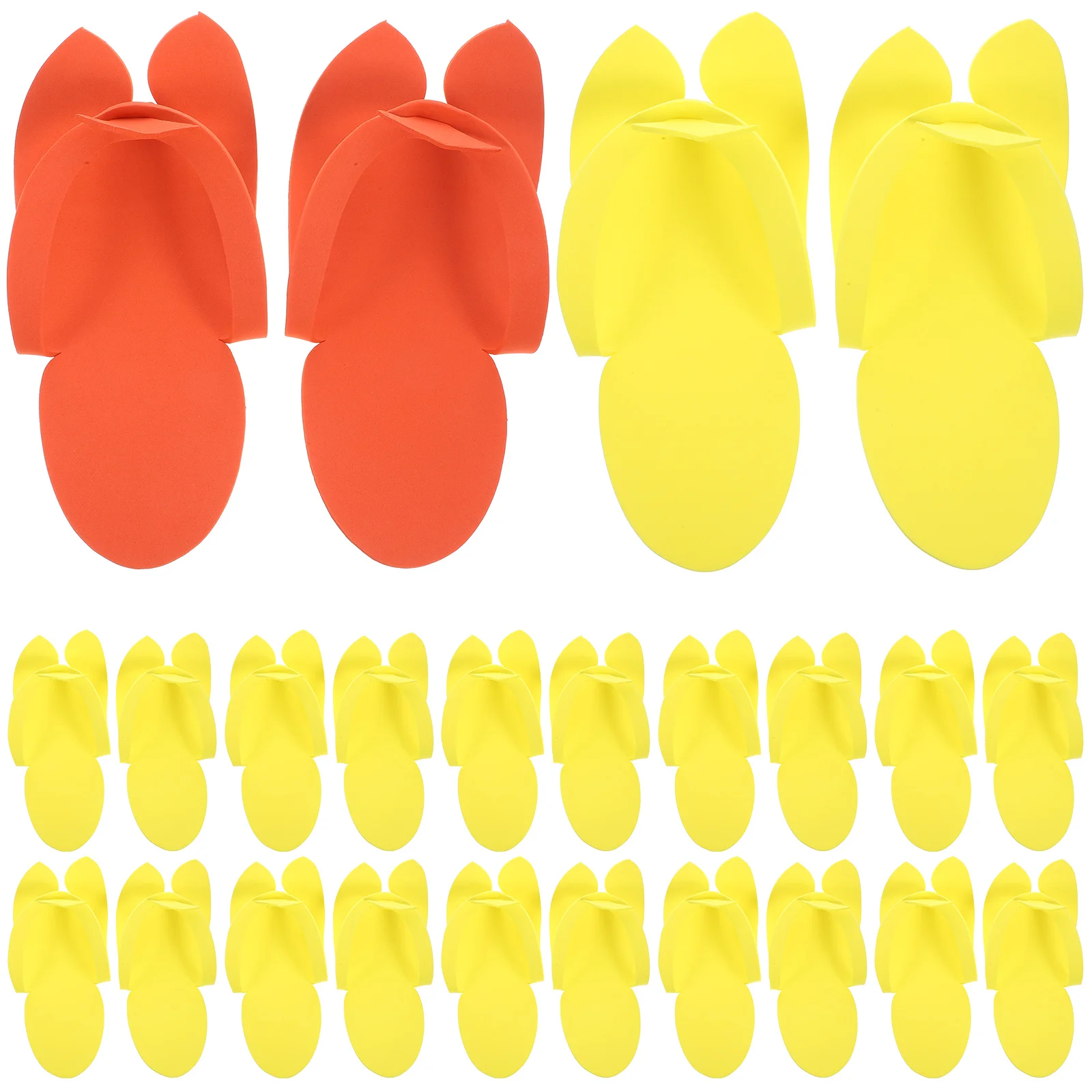 

12 Pairs Eva Foam Slippers Professional SPA Women's Pedicure Accessories Convenient