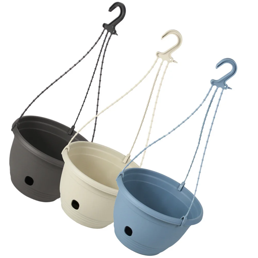3Pcs Decorative Hanging Baskets for Plants Indoor Outdoor Garden Decor Hanging Baskets,hanging Planter Balcony Flower Pot