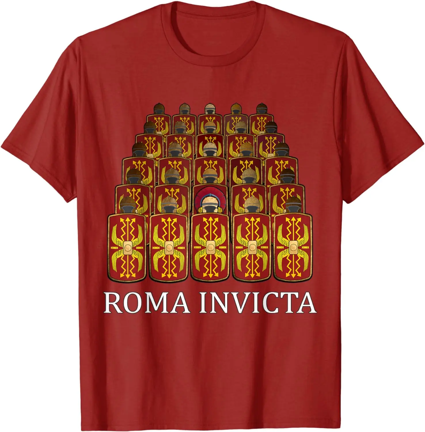 Roma Invicta Legions Marching Roman Legionaries T-Shirt Short Sleeve Casual Cotton Men TShirt