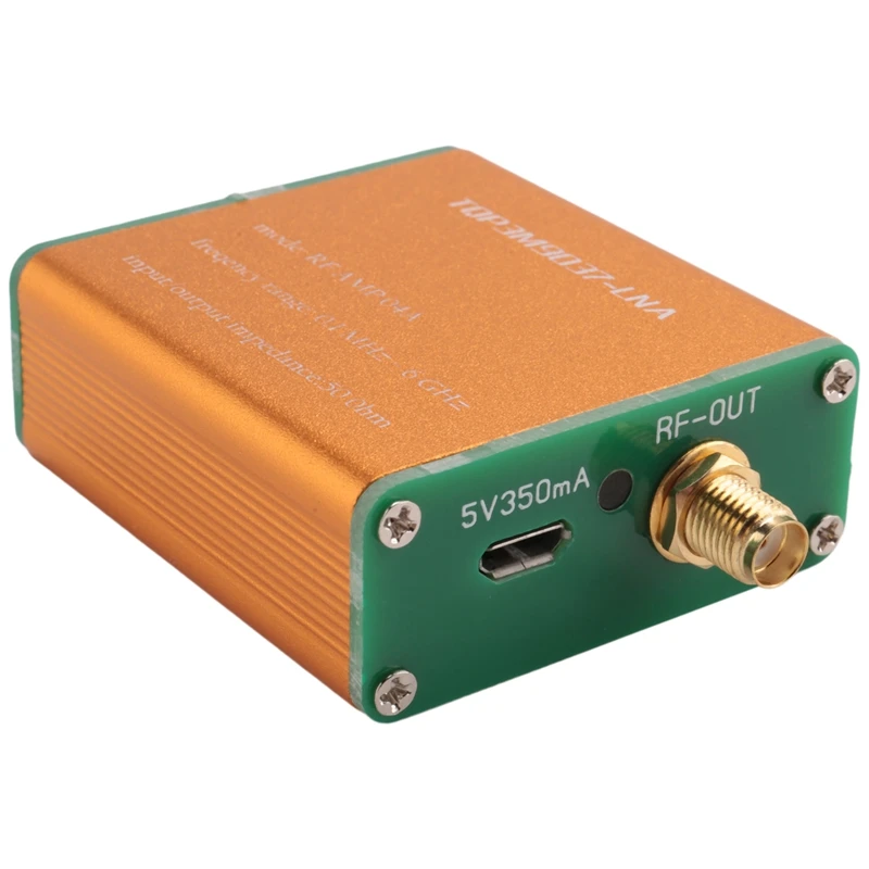 100K-6Ghz All Band Amplifier HF FM VHF UHF RF Preamplifier High Linearity Ultra-Low Noise Gain Amplifier