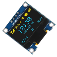 0.96 Inch OLED Display Screen Module I2C IIC 128X64 SSD-1306 LCD Screen 3.3V-5V Blue Yellow For ESP32 ESP8266