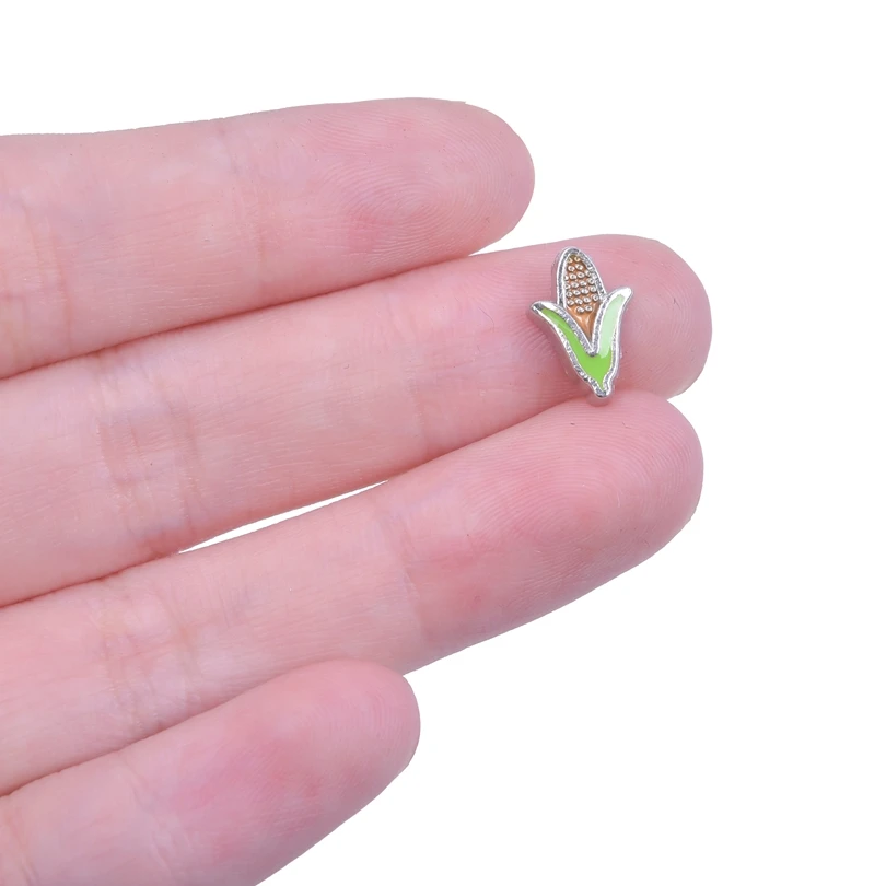 20 قطعة/الوحدة الفاكهة الخضروات الذرة التفاح الكرز الفطر البصل الأناناس البطيخ دلايات متأرجحة يدوية الصنع لتقوم بها بنفسك للمناجد الزجاجية #5