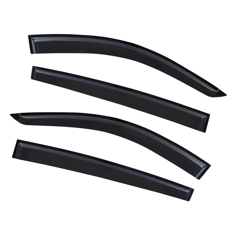 Car Wind Deflector Sun Rain Guard For Mercedes-Benz X-Class 2017-2023 Matte Black Window Visor Double Cabin Car Accessories