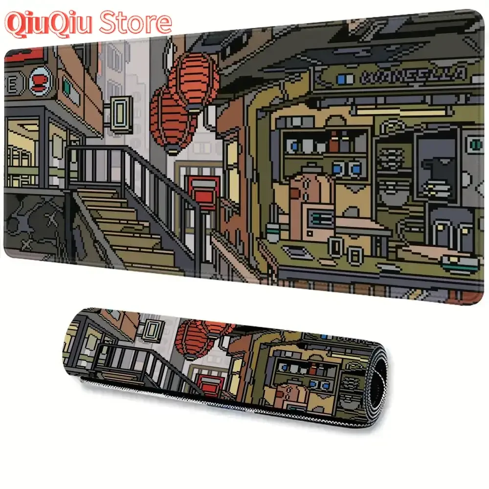

Pixel Art Gaming Mouse Pad Cute HD Desk Pad Extended Gaming Keyboard Mats Large 90x40cm XXL Gamer Mousepad