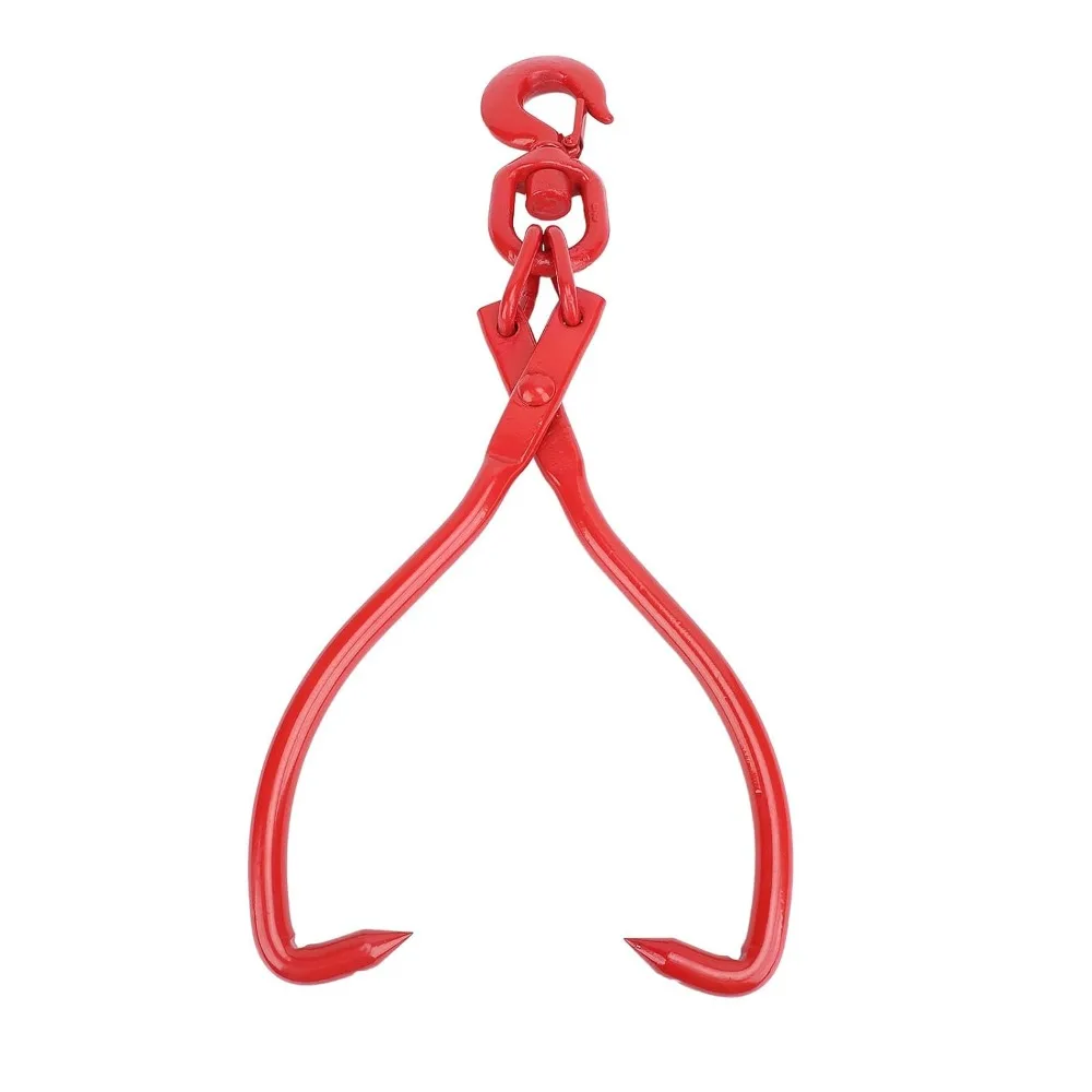 

Heavy-Duty 16 Inch Log Lifting Tongs with 360-Degree Rotating Timber Claw Hook for Efficient Lifting and Moving