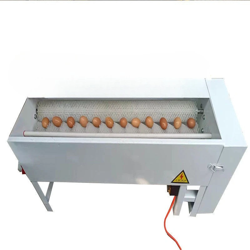 

Automatic Small Commercial Egg Washer, Nylon Brush Roller Mud Egg