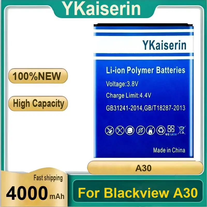 

Для Blackview A30 4000 мАч аккумулятор мобильного телефона, сильная совместимость, продленная производительность