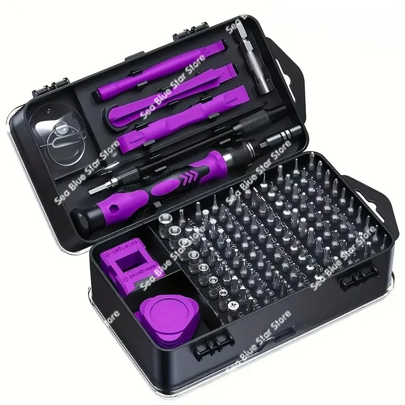 Multifunctional and multi-purpose disassembly machine, full set of tools, special-shaped screwdriver 115-in-1 screwdriver set