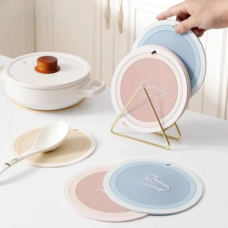 

High Temperature Resistant Silicone Heat Insulation Pad Anti-Scalding Pot Pad Dining Table Mat Special Purpose Ins Cup Mat