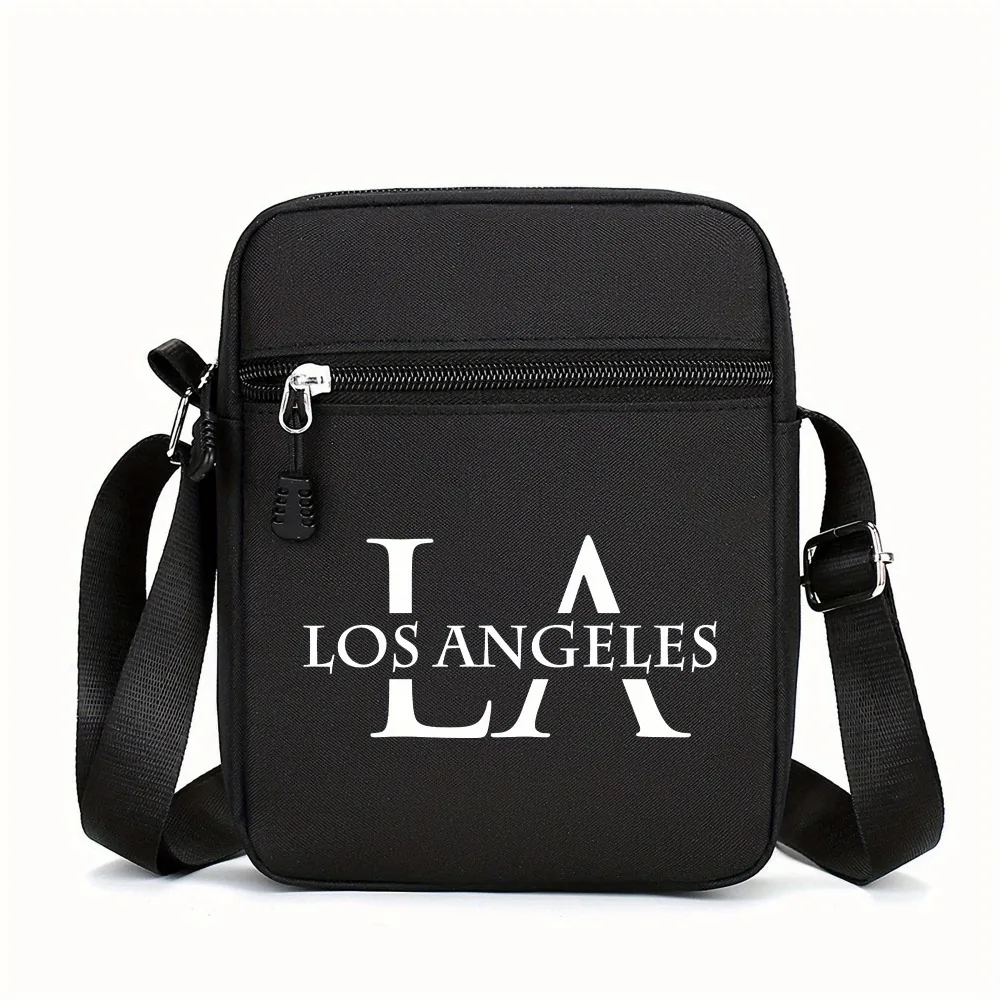 حقيبة كروس صغيرة بنمط Lyres ، حقائب كتف LA & NY ، حزام قابل للتعديل ، أسود ، حقيبة رياضية غير رسمية ، حقيبة مربعة ، أصلية