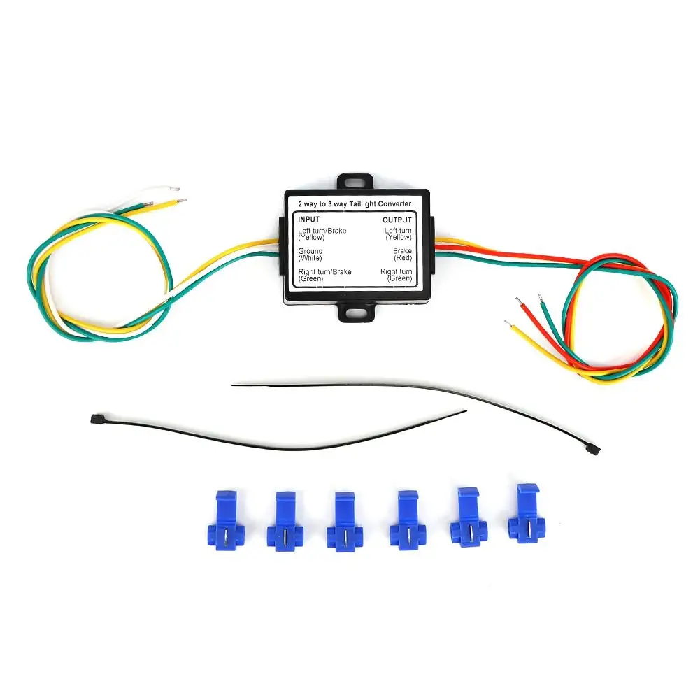 

2-3 Wire Trailer Converter Harness Adapter for US Type Electrical System Splice