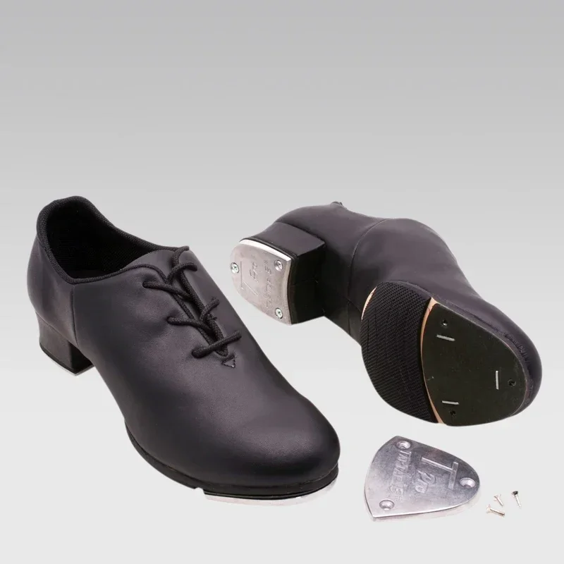 Professional adult high-quality soft-soled lace-up tap shoes
