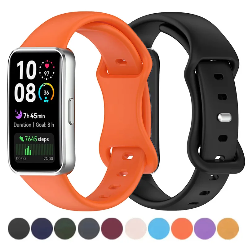 

Silicone straps For Huawei Band 10/9/9 NFC Strap Accessories Replacement Sport bracelet pulseira correa for Huawei Bands 8/8NFC