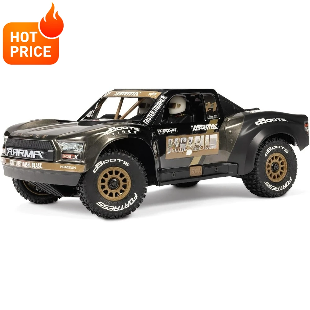 أدوات خارجية/شاحنة RC سوداء Mojave GROM 4X4 223S BLX شاحنة صحراوية صغيرة الحجم RTR (البطارية والشاحن غير متضمن)