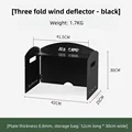 Three fold -  Black