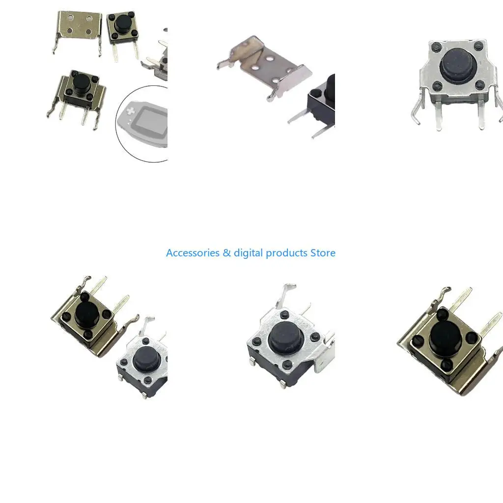 77JD Quick Responsive Left Right Shoulder Triggered Button Switches for Game Console Reliable Left/Right Button