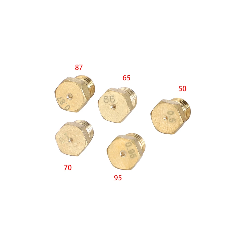 5/10 Pcs Burner Gas Hob Lpg Conversion Kits Jets Nozzles Propane Injectors New For 50 65 70 87 95 Gas Stove Brass Nozzle