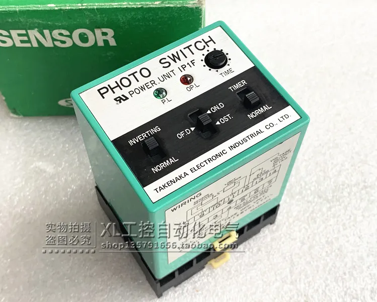 Original Japanese Takeaka TAKEX Built-in Amplifier Sensor PHOTOSWITCH UNIT IP1F