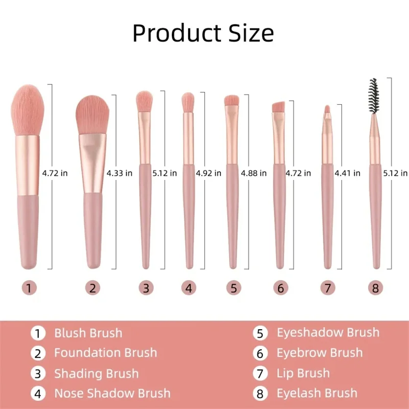 One Set Soft Fluffy Makeup Brushes Set for cosmetics Foundation Blush Powder Eyeshadow Kabuki Blending Makeup brush beauty Tools