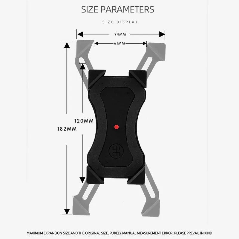 Motorcycle Bicycle Phone Holder Support Handlebar Rearview Mirror Mount Clip Bracket Universal For iPhone Samsung