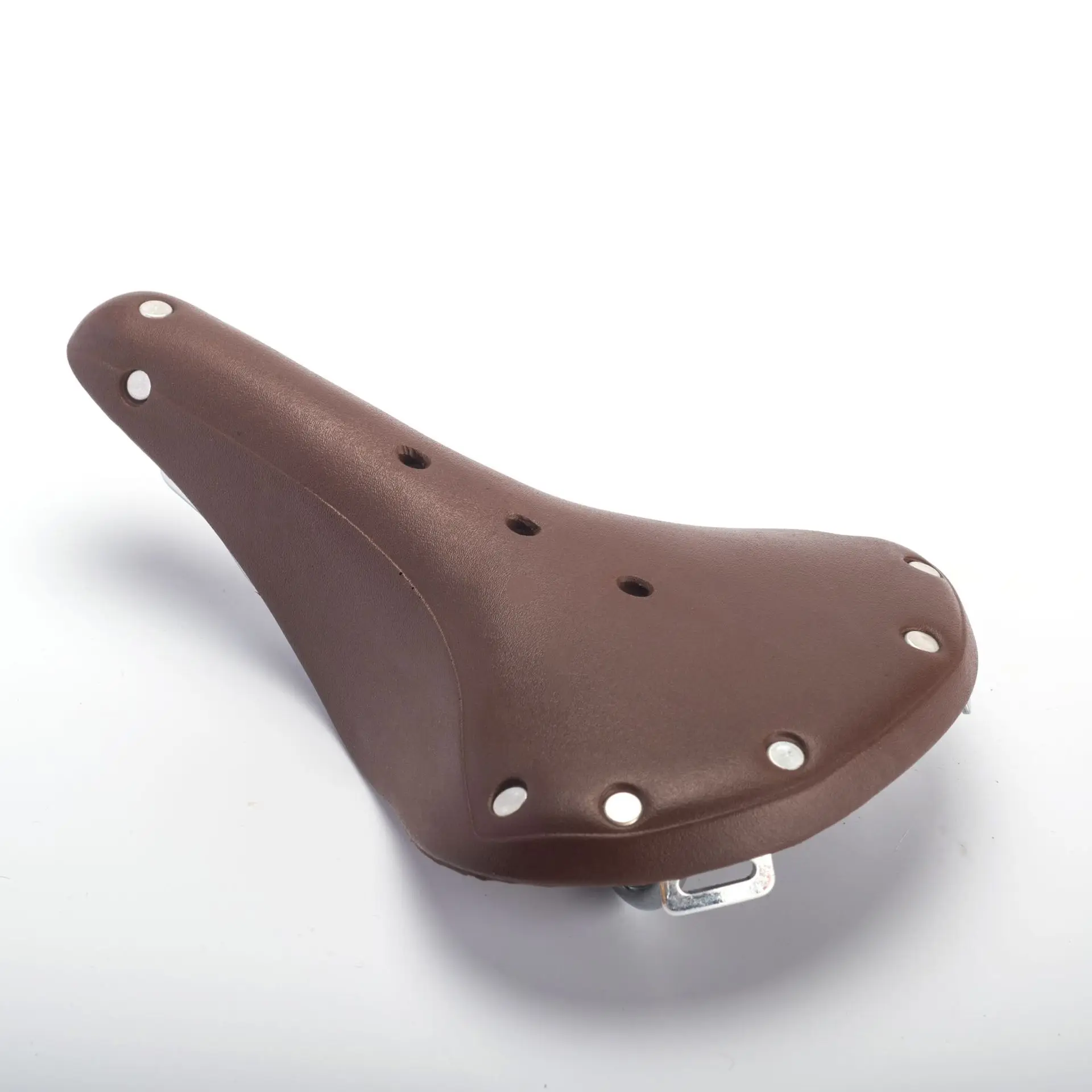 G178 Cycling Saddle Retro Vintage Bicycle Saddle  Lmitation Leather Road Brown Seat Cushion Polyurethane Material