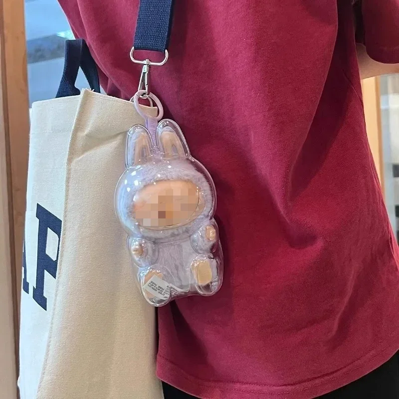 

Transparent Protective Cover forMonster Toy Elf Doll Cover Storage Box Cute Elf Plushie Display Cover for Party Dolls