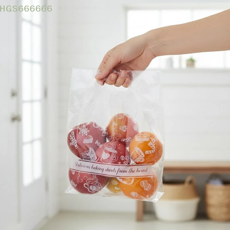 

Transparent Plastic Gift Bags with Handles Reusable Heavy Duty Clear Totes for Wedding Birthday Party Takeout Retail Shopping