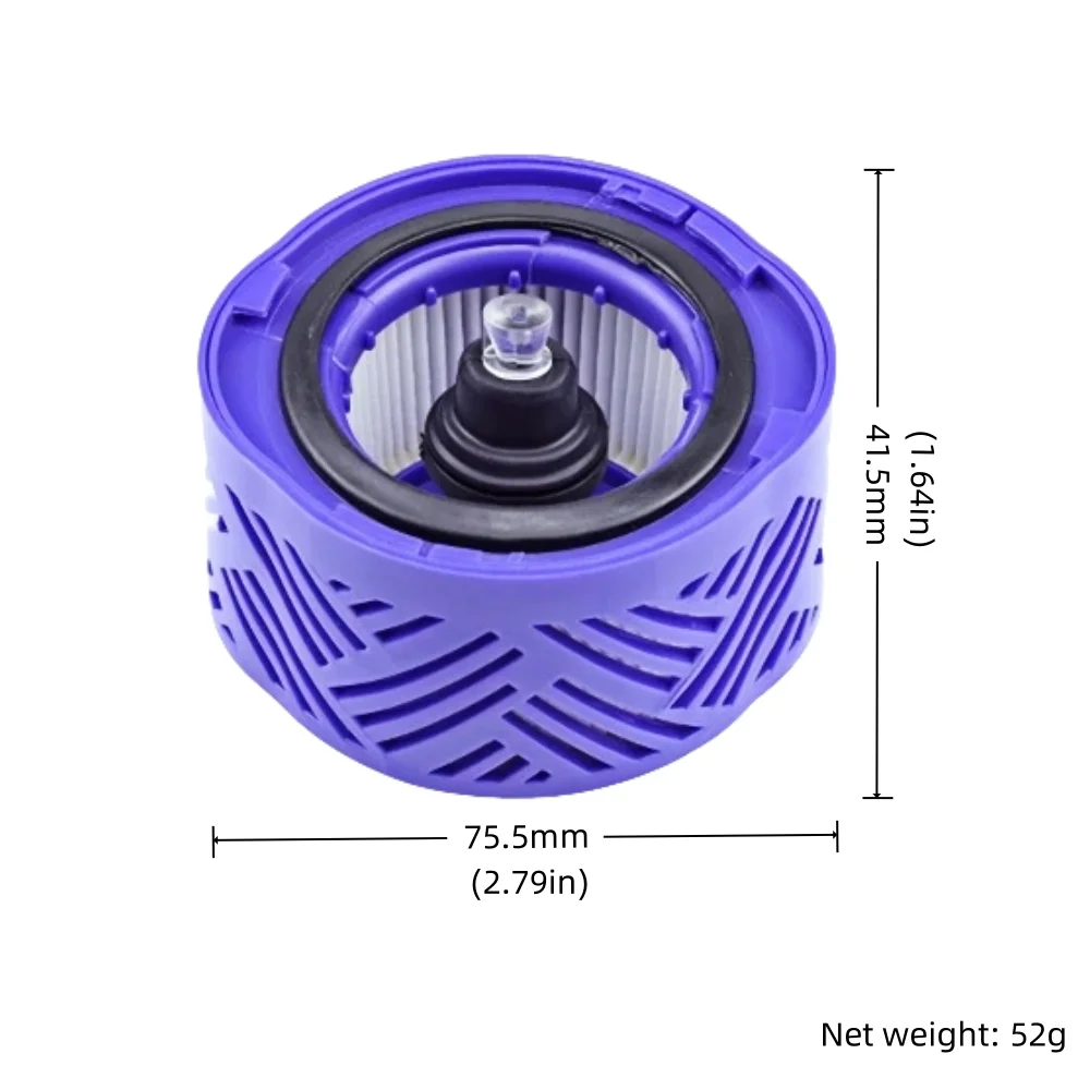 Suitable for Dyson handheld vacuum cleaner accessories V6 DC58 DC59 DC61 DC62 DC74 front and rear filter element filter rod