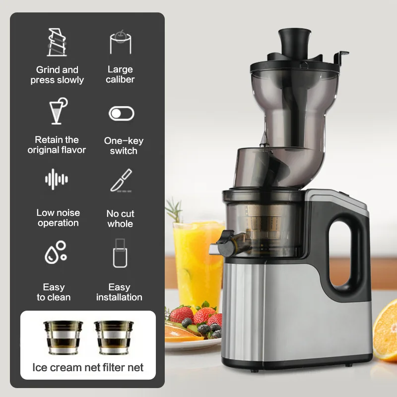 

New Fully Automatic Small Multi-functional Pure Juice Machine Heavy Calibre Pure Home Commercial Juice Separation Juicer