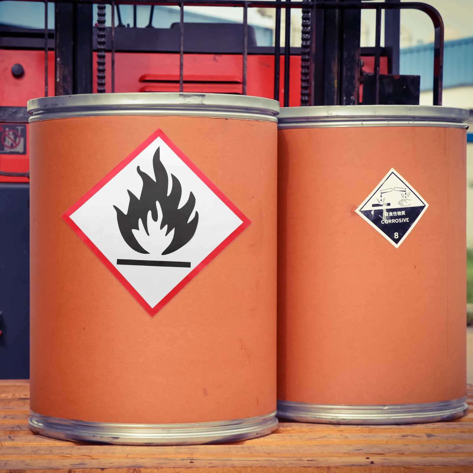 

Warning Sticker Reflective Durable Peel Stick Strong Adhesion Safety Sign Sticker Warning Signs