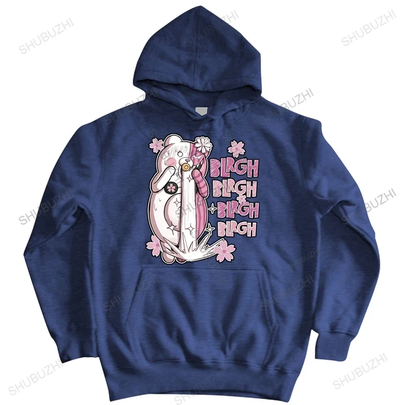 new casual loose  hoody  men cotton tops Man zipper  jacket  Danganronpa V3  Monokubs women unisex  casual  pullover