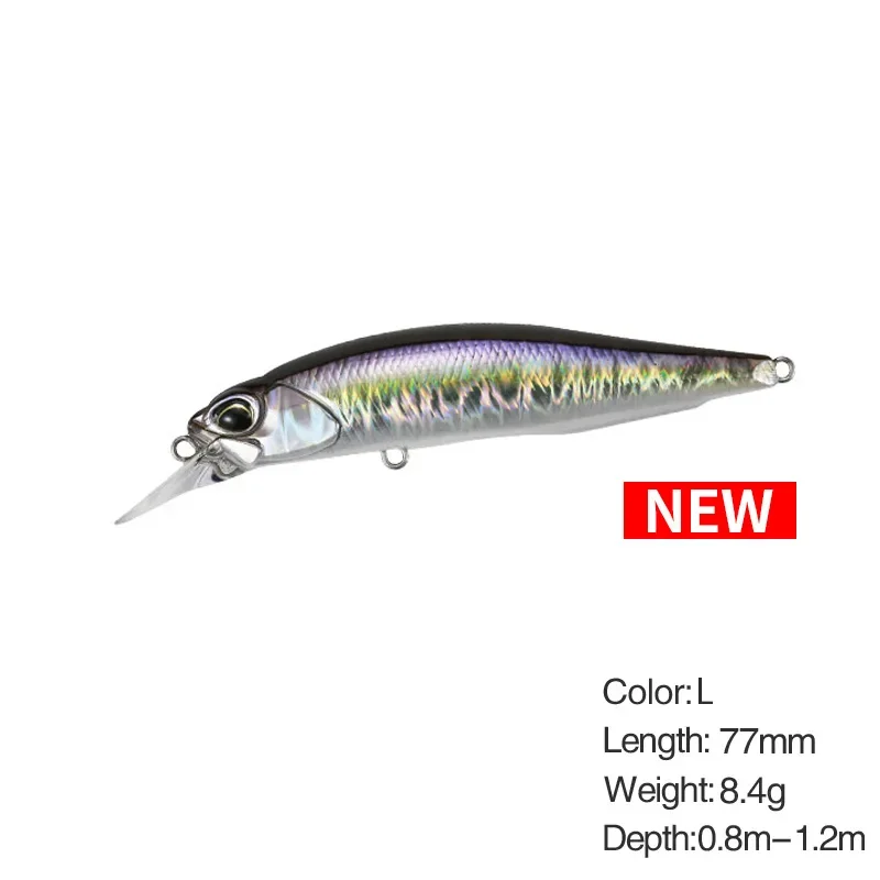 5g 8,4g Angeln Locken Minnow Wobbler Köder Rozante Suspending Jerkbait Swimbait Künstliche Harten Köder Culter Alburnus Köder