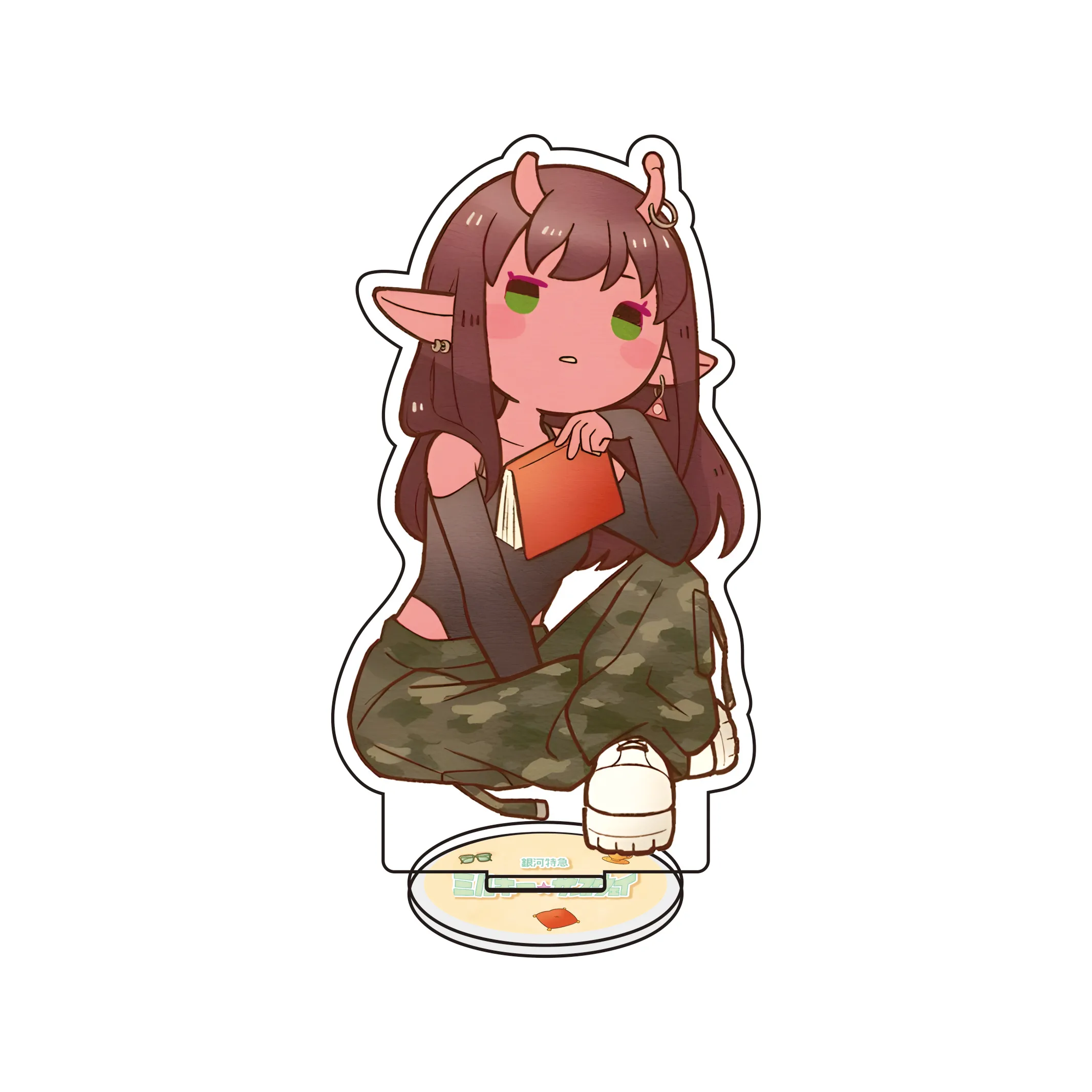 Anime Milky☆Subway: The Galactic Limited Express 13cm Acrylic Stand/Keychain Makina Tabletop Decorations Accessories Decor Gifts