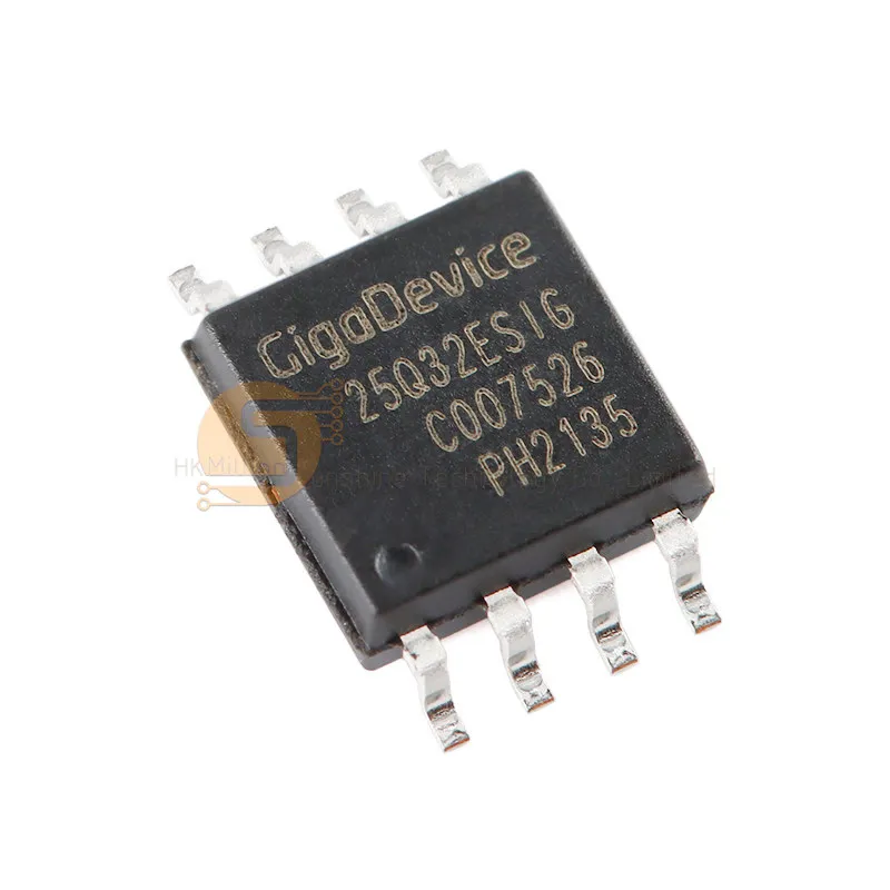 5pcs GD25Q32ESIG GD25Q32E Serial Flash Memory Chip 32Mbit SPI Interface SOP-8 New Original IC For Embedded Industrial