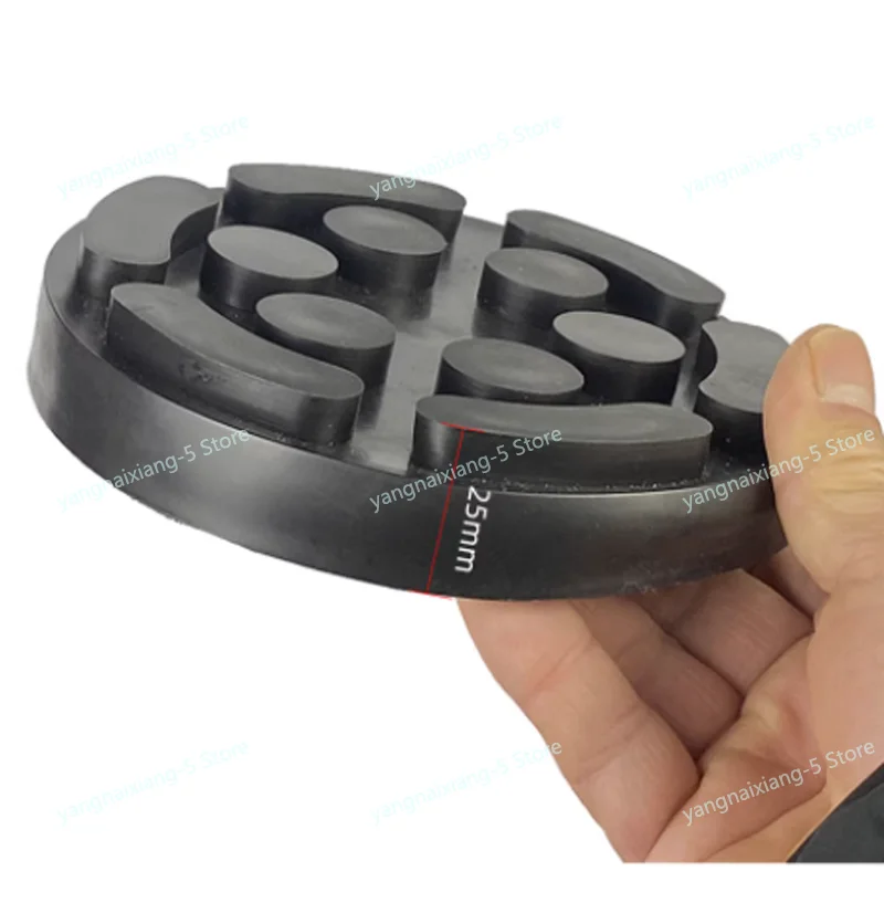 4PCS/Set General Large Round 140mm Rubber Arm Pad Lifting Pad for Automatic Lifting Truck Automatic Truck Crane