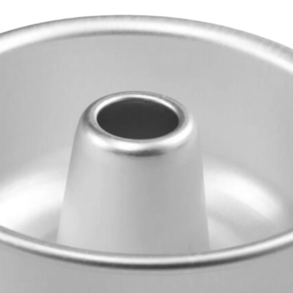 Round Non Stick Fluted Tube Pan Bakeware Alloy Mold for Home Baking Angel Cake Pound Ring Cake