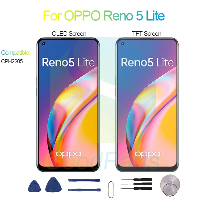 For OPPO Reno 5 Lite LCD Display Screen 6.43