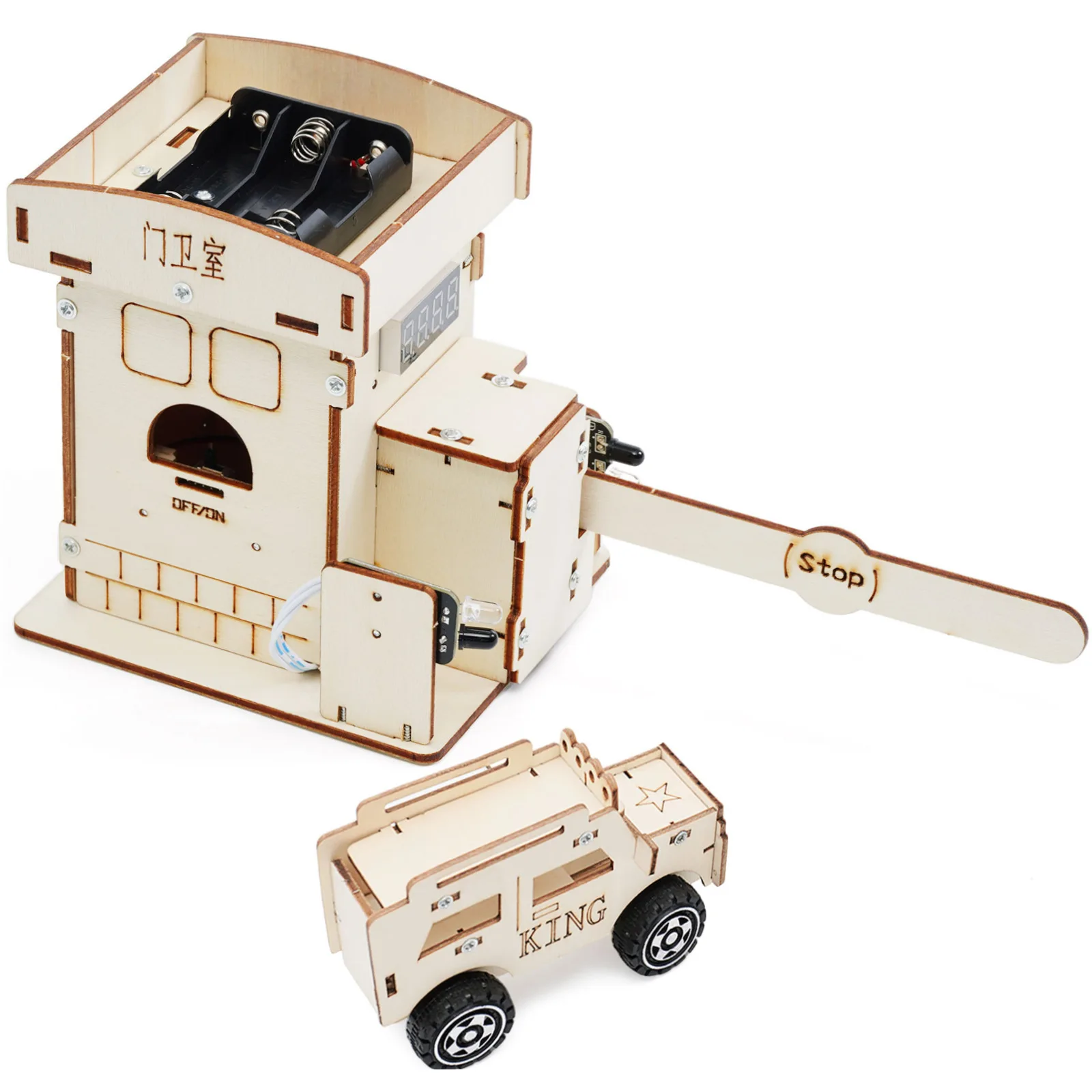 

Physics Technology Gadget Kids Science Toys Remote Control Electric Brake Toys for Children DIY G320